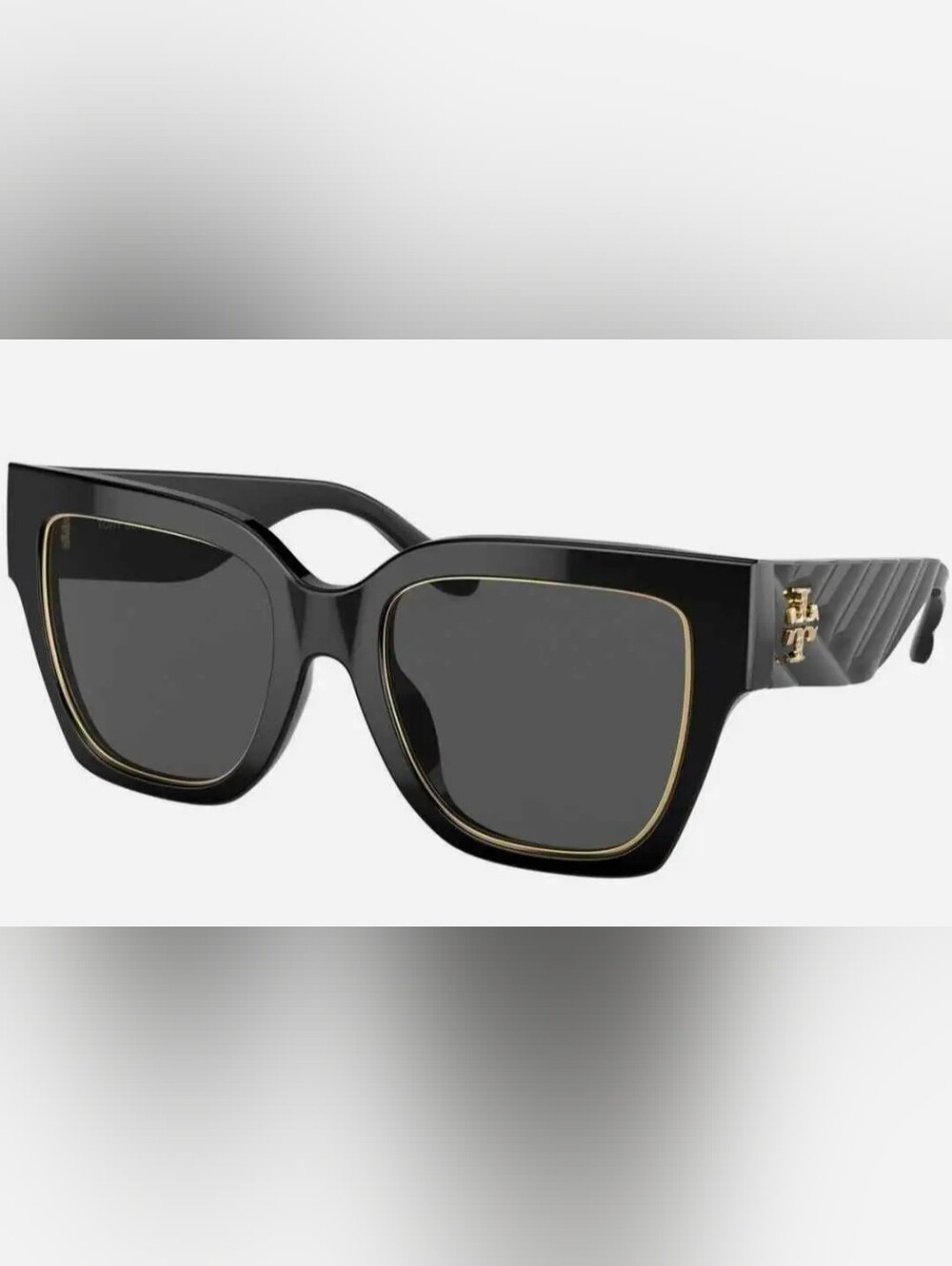 Tory Burch Black Sunglasses with Gold Trim